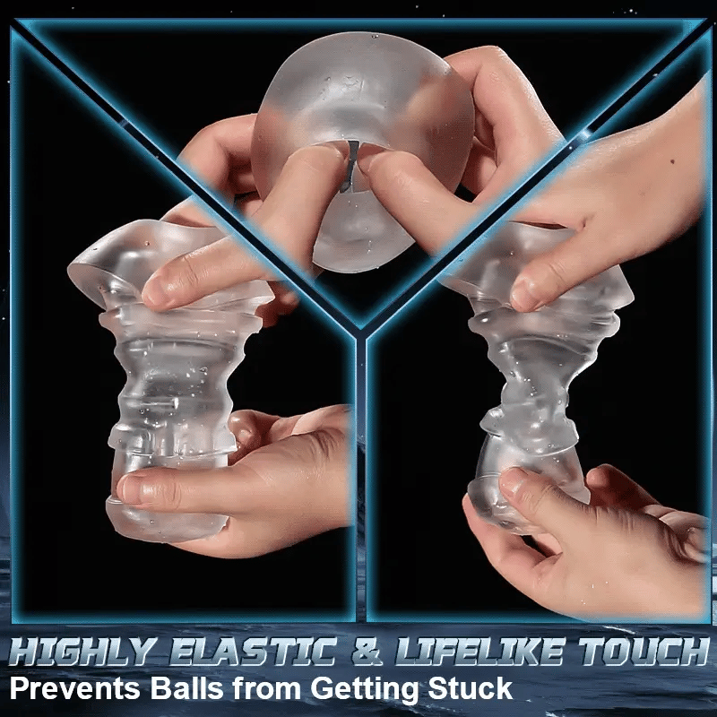 STROKER- 3 Telescopic Stroker Big Chamber Suits All Shaft Male Masturbator