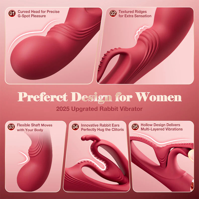 Womangfit Rabbit Vibrator G Spot Toy Sex Toys for Women