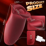 Womangift- Speeds Stimulate Nipple Clitoral Women Vibrator Ramsdell 10 Biting Modes & 10 Vibrating