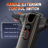 STROKER-Motopulse - 2 heating modes, 9-frequency telescopic vibration, Handle adjustment, male masturbator