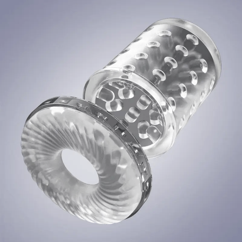 STROKER-Male Masturbator 4 Suction 5 Thrusting Rotating 3 in 1 Sex Stroker Masturbation cup