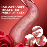 Womangift -Licking Vibrator Deep Wriggle Prolonged Pleasure Licking Swing Tongue Vibrators for Womangift Couples Games