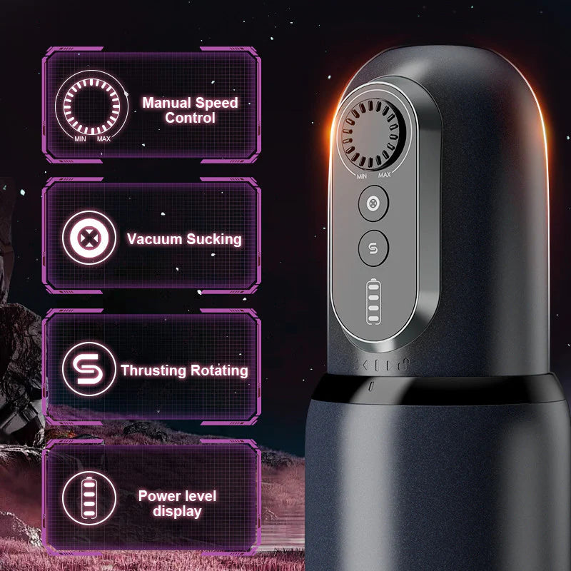 STROKER-Masturbation cup CVT Control Sucking Thrusting Rotating Erection Aid Male Masturbator