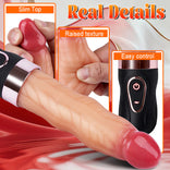 Vibrating Dildo- Wriggling Heating 9.65 Inch Dildo Dildo Machine