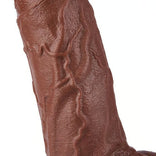 Huge Dildo- Huge Black Dual Density Dildo 12.99 Inch Realistic Dildo