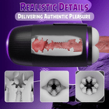 STROKER-Male Masturbator 8 Slap Tongue-Lick Male Masturbation with 2 Motors Vibration Masturbators Cup