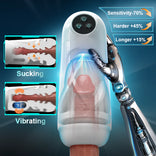 STROKER- Masturbators Cup 10 Suction Vibrations One-button Activation APP-controlled Multi-point Massage Male Masturbator