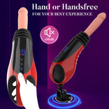 Womangift- 9 Thrusting Vibrating Heating Dildo Sex Machine Dildo Machine For Woman
