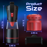 STROKER-Masturbation Cup Partner Play Holder 4 Suction 7 Tongue-Licking Voice Function Male Stroker Masturbator