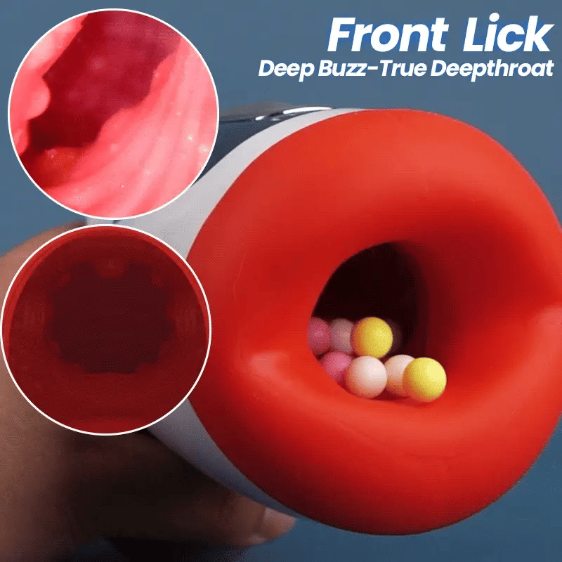 STROKER-Male Masturbator Deep Throat Blowjob Masturbator - 10 Vibration Modes Vacuum Sucking Automatic Oral Sex Male Stroker Masturbation Cup