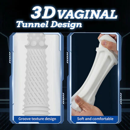 STROKER-Male Masturbator 3 Sucking and Vibrating Masturbators Electric Pocket Pussy Male Masturbation Cup