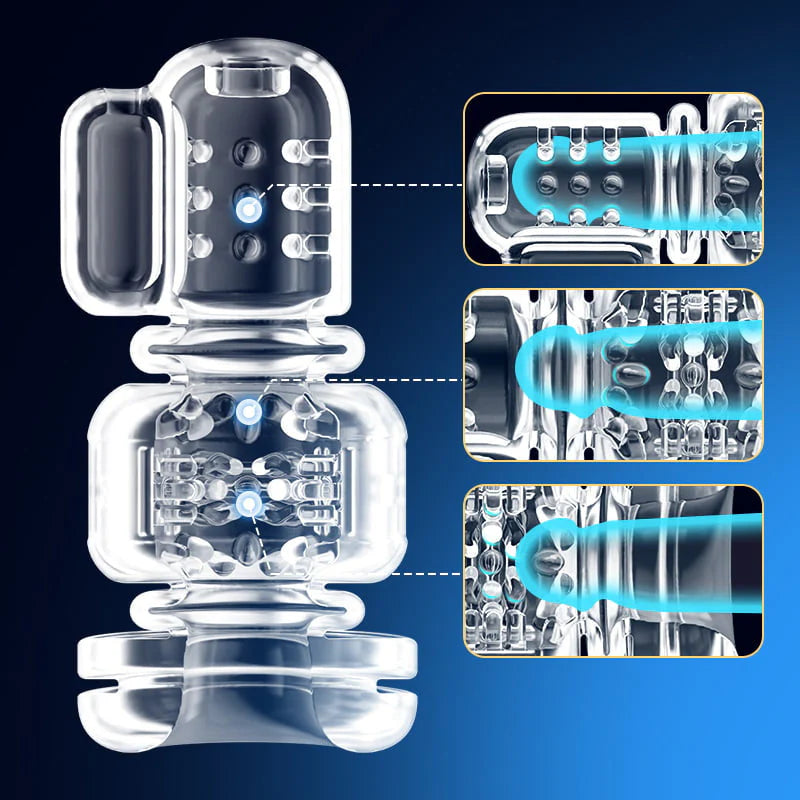 STROKER- Wearable Male Masturbation Cup Thrusting 300 Thrusts/Min Stroker Male Masturbator