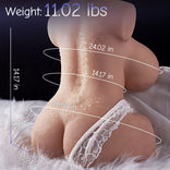 SEX DOLL-10.76 lbs  Automatic Maid Realistic Sex Doll Torso  Vibrating & Suction Function TPE Masturbator with Soft Skin Feel For Man