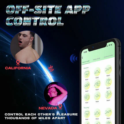 ANAL TOY-Remote video and voice interaction Prostate Massager with APP Control 3 Thrusts & 9 Vibrations Sex Toy