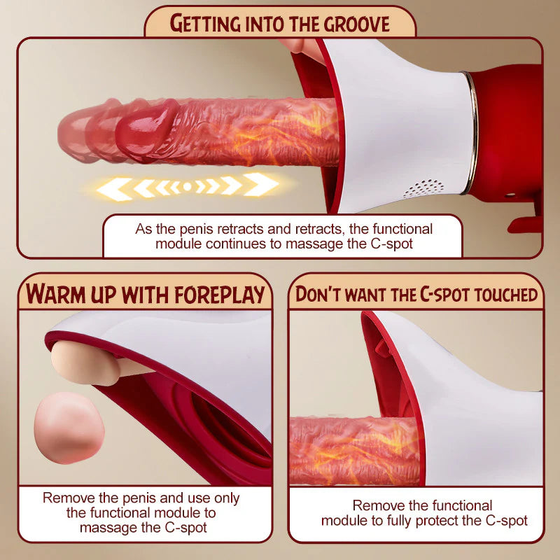 Dildo Machine——Multifunctional 6-in-1 Penis Gun Machine, Exquisite Gift Box Packaging