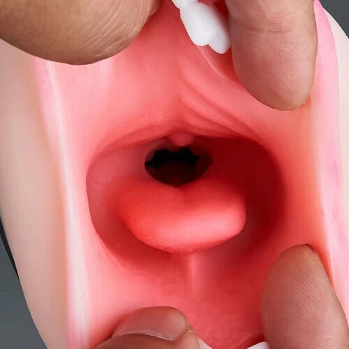 STROKER-Male Masturbator Cup Blowjob Double Hardness Sucking Vibrating Masturbator Male Stroker