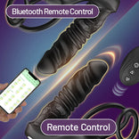 ANAL TOY-9 Powerful Thrusting 9 Vibrating Sphincter Stimulation Bluetooth Thrusting Prostate Massager