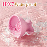 Womangift- 7 Vibrating & Rotation Nipple Toys with Replaceable Message Head For Woman