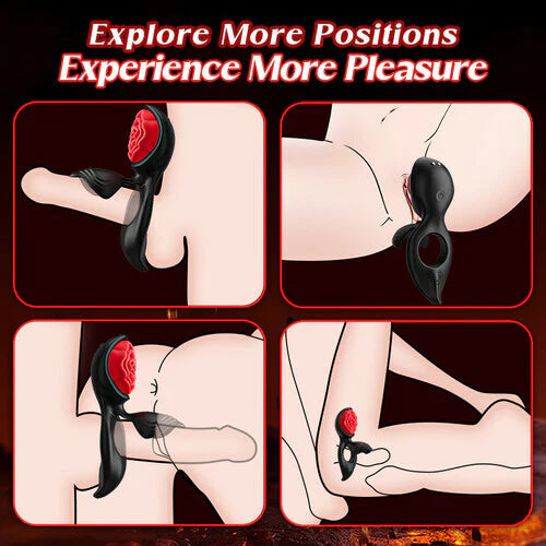 Penis Ring-9 Vibration Modes Wizard APP Control 7 Vibrating Cock Ring Sex Toy For Couoles