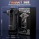 STROKER-Motopulse - 2 heating modes, 9-frequency telescopic vibration, Handle adjustment, male masturbator