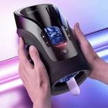 STROKER-Masturbation cup Leten 3D Fleshy Telescopic Vibrating Automatic Male Masturbator Blowjob Stroker