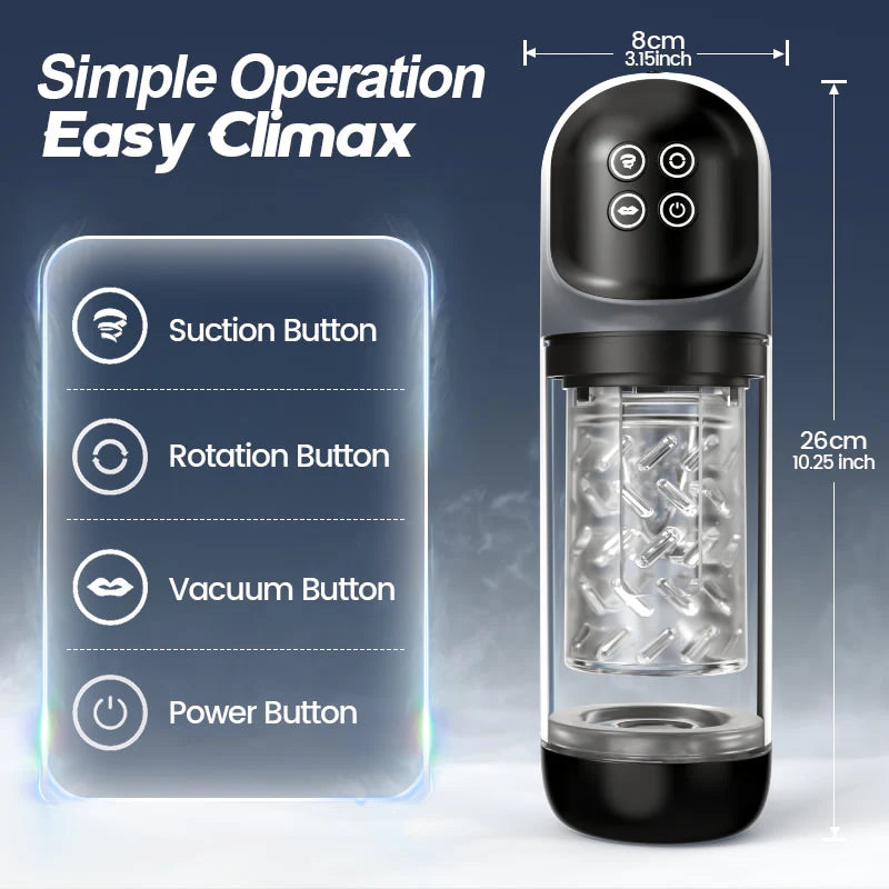 STROKER-Masturbation cup Sucking Rotating Male Stroker Masturbator For Man