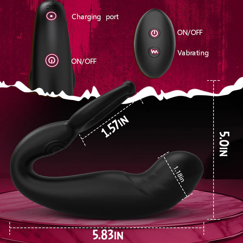 ANAL TOY- 4 IN 1 stimulation Massage Multifunctional 9 Vibrating Prostate Anal Plug Solo Male Prostate Massager