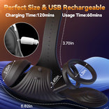 STROKER- Delay Ejaculation Desensitization Training 7 Vibrations and 3 Powerful Motors Masturbation Penis Vibrator