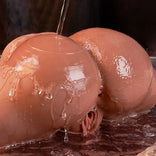 SEX DOLL- Half-Body 6.4 lbs Brown Sex Doll Ass – TPE Pocket Pussy with Soft BBW Butt, Tight Vagina & Anal Realistic Butt Male Masturbator