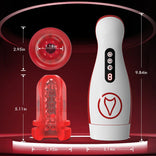 STROKER- Masturbation Cup 7 Suction Vibrations Voice Moans Masturbator Immersive Interaction Stroker Male Masturbator