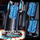 STROKER- Male Masturbator Interactive Transparent Stroker 10 Thrusting, 4,72 in Deep Stroke & Realistic Moaning Voice Stroker
