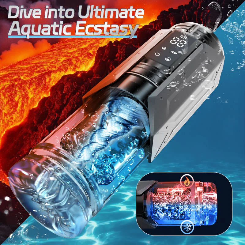 STROKER- Male Masturbator 100% Waterproof 4 IN 1 Automatic Masturbation Cup for Men