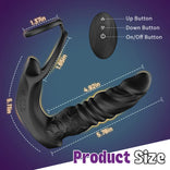 ANAL TOY-9 Powerful Thrusting 9 Vibrating Sphincter Stimulation Bluetooth Thrusting Prostate Massager