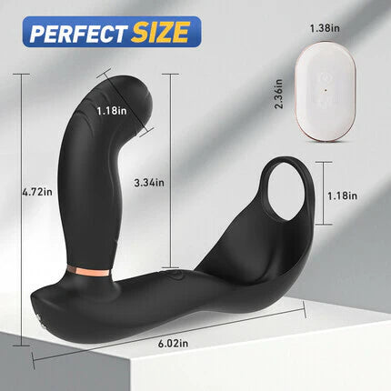 ANAL TOY-Prostate Massager Vibrations Pulsations Heating Anal Toy