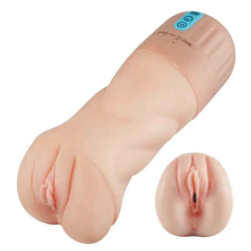 STROKER-Male Masturbator 5 Sucking Oral Swallowing 10 Vibrating Massage Training Masturbation Cup