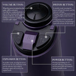 STROKER- Male Masturbator Purple Driver 7 Thrusting Stable Belt Design Male Stroker Masturbator Adult Toy