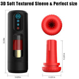 STROKER- Male Masturbator 9 Telescopic Vibration Sucking Heated Aircraft Male Stroker Masturbation cup