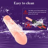 Womangift- 9 Thrusting Vibrating Heating Dildo Sex Machine Dildo Machine For Woman