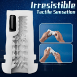 STROKER-Male Masturbator Language Voice Male Stroker Masturbator With Heated Base, 5 Suction 10 Vibration Masturbators Cup
