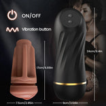 STROKER-Male Masturbator 10 Vibration 360° Textured Massage Masturbation Silent Immersive Stroker Masturbation Cup
