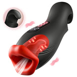 STROKER-Masturbation Cup 9 Vibrations 4 Suctions Clamping Suction Oral Simulation Male Masturbator