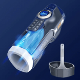 STROKER- Smart Thrusting & Heating Masturbator with 490 Stimulation Modes, 39 Cylinders, JAV Moan Sound & LED Display Male Masturbator