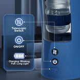 STROKER- 3 Telescopic Stroker Big Chamber Suits All Shaft Male Masturbator