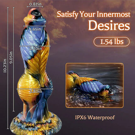 Huge Dildo- Thrusting Vibrating 10.23 Inch Dildo