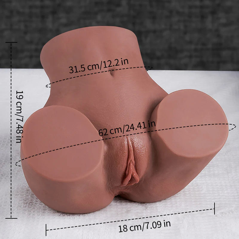 SEX DOLL- Real Silicone Torso Latina Hot Dancer Booty Masturbator Full Curves Lifelike Flesh Feel Realistic Butt Sex Doll Male Masturbator
