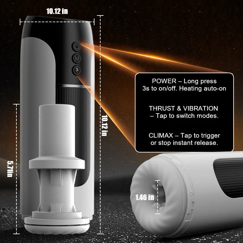 STROKER- Wearable Thrusting Heating Masturbator Male Masturbator