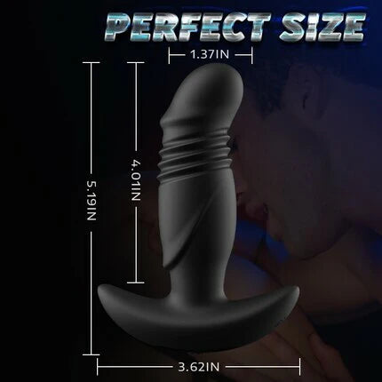 ANAL TOY-Remote video and voice interaction Prostate Massager with APP Control 3 Thrusts & 9 Vibrations Sex Toy