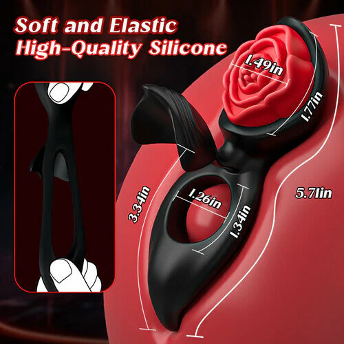 Penis Ring-9 Vibration Modes Wizard APP Control 7 Vibrating Cock Ring Sex Toy For Couoles