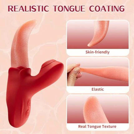 Womangift- Flapping Tongue Licking Vibrator G-spot Vibrator