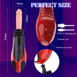 Womangift- 9 Thrusting Vibrating Heating Dildo Sex Machine Dildo Machine For Woman